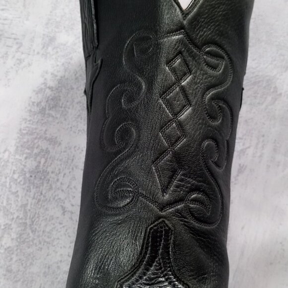 AMPUTEE VINTAGE Lucchese Cowboy Leather Boot RIGHT FOOT L000308 10.5 D 63362 - Picture 4 of 11